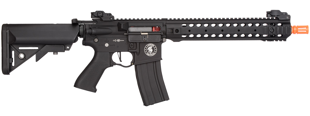 Lancer Tactical LT-24 ProLine Series 12" M4 AEG Rifle [High FPS] (Black) - Click Image to Close