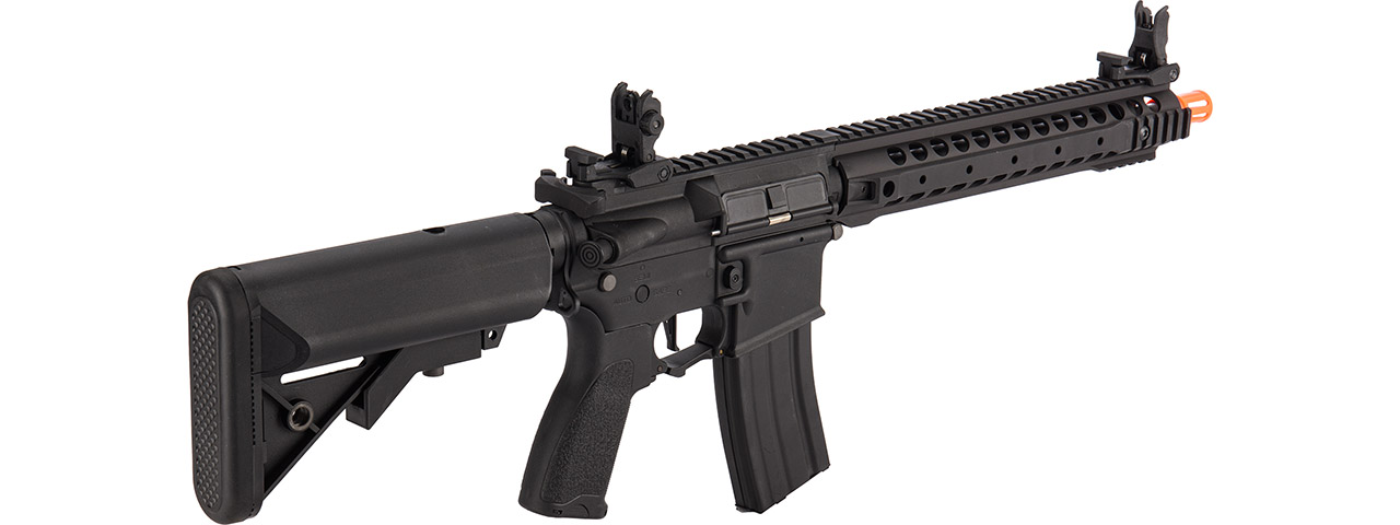 Lancer Tactical LT-24BA12-G2-E Hybrid M4 Carbine AEG Airsoft Rifle (Black) - Click Image to Close