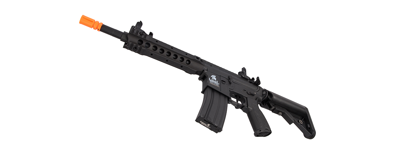 Lancer Tactical LT-24BA8-G2-E Hybrid M4 Carbine AEG w/ Free Float Rail (Black)