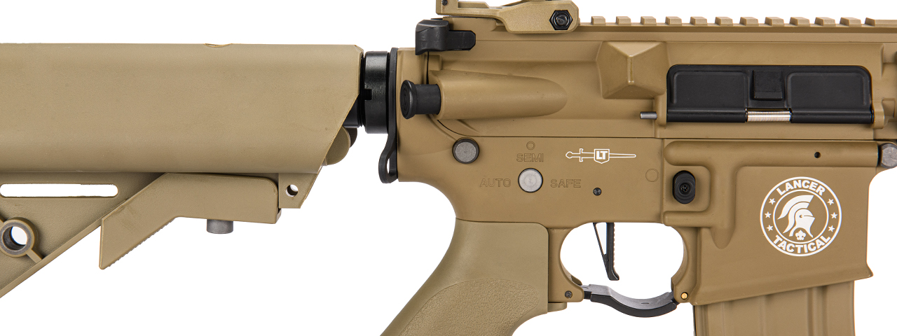 Lancer Tactical Proline LT-24 M4 12" Rail AEG Rifle, Tan