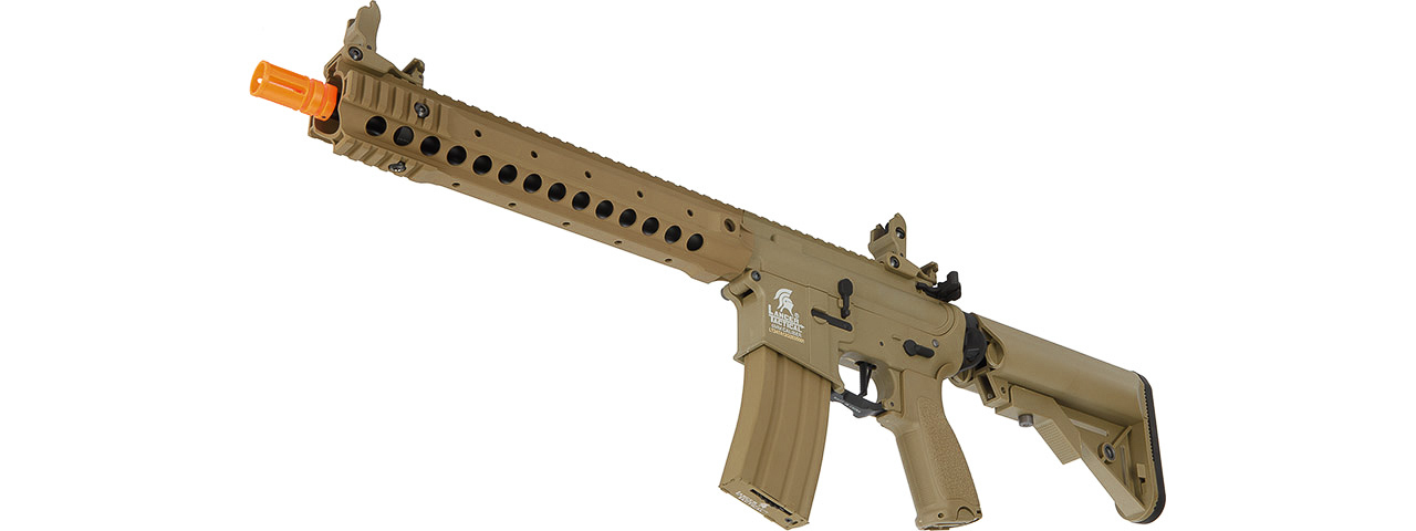 Lancer Tactical LT-24TA12-G2-E Hybrid M4 Carbine AEG Airsoft Rifle (Tan) - Click Image to Close