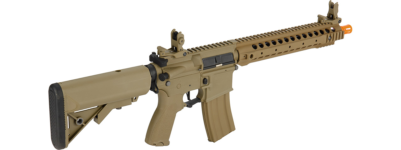 Lancer Tactical LT-24TA12-G2-E Hybrid M4 Carbine AEG Airsoft Rifle (Tan)