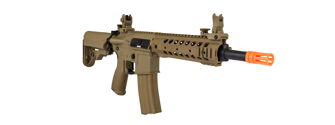 Lancer Tactical LT-24TA8-G2-E Hybrid M4 Carbine AEG Airsoft Rifle (Tan) - Click Image to Close