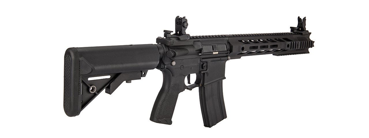 Lancer Tactical Hybrid Gen 2 10" Interceptor M4 Airsoft AEG Rifle (Color: Black) - Click Image to Close