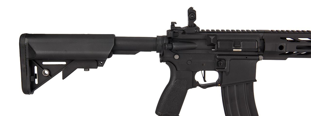 Lancer Tactical Hybrid Gen 2 10" Interceptor M4 Airsoft AEG Rifle (Color: Black) - Click Image to Close