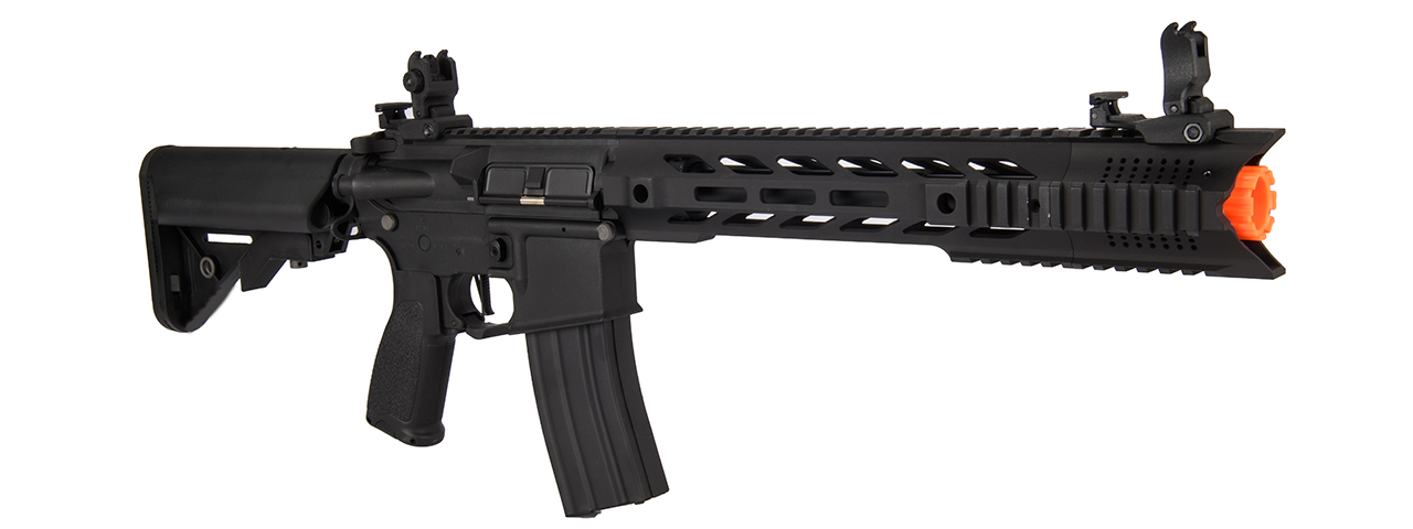 Lancer Tactical Hybrid Gen 2 10" Interceptor M4 Airsoft AEG Rifle (Color: Black) - Click Image to Close