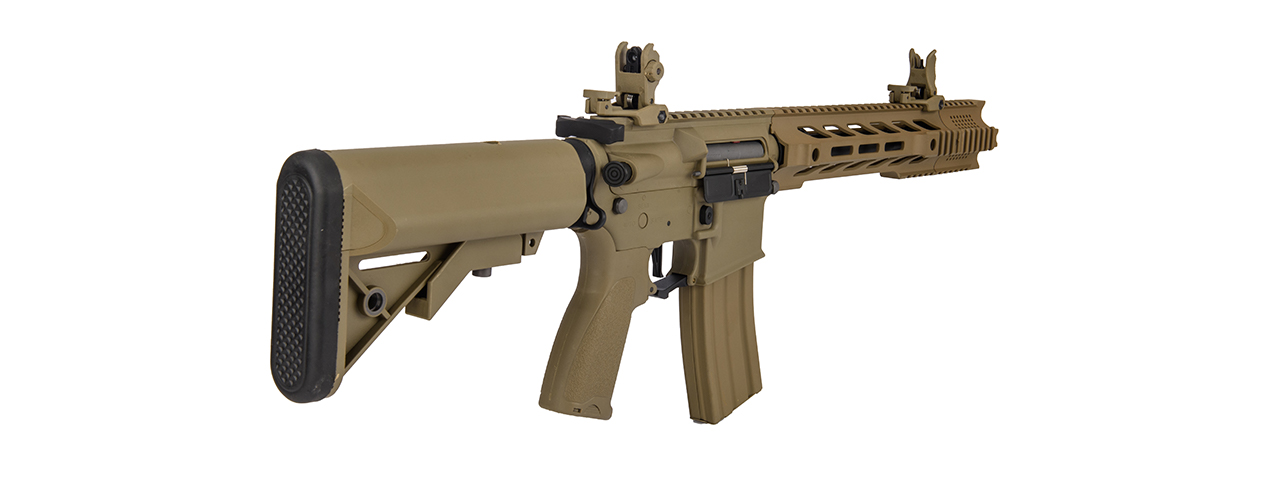 Lancer Tactical Hybrid Gen 2 10" Interceptor M4 Airsoft AEG Rifle (Color: Tan)