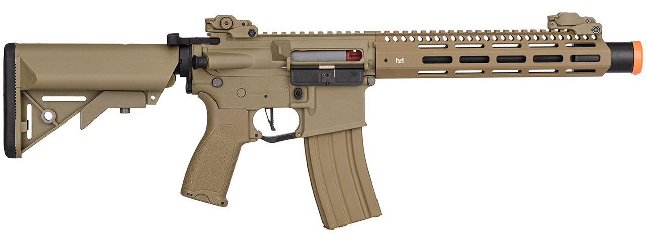 Lancer Tactical Hybrid Gen 2 Hellion M4 SPC Hybrid 10" ETU AEG Rifle (Tan)