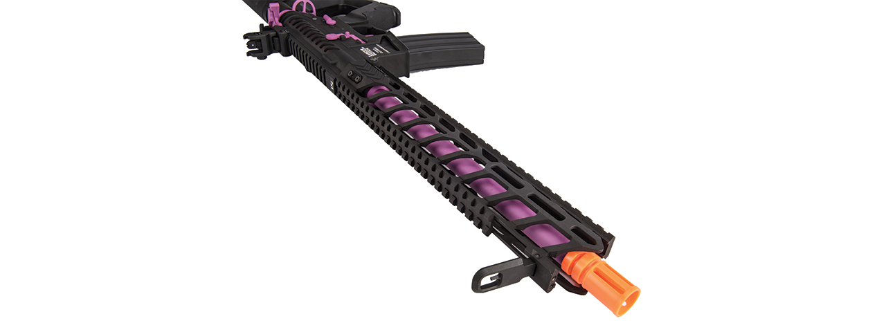 Lancer Tactical Enforcer Night Wing AEG [High FPS] w/ Alpha Stock (Black / Purple)