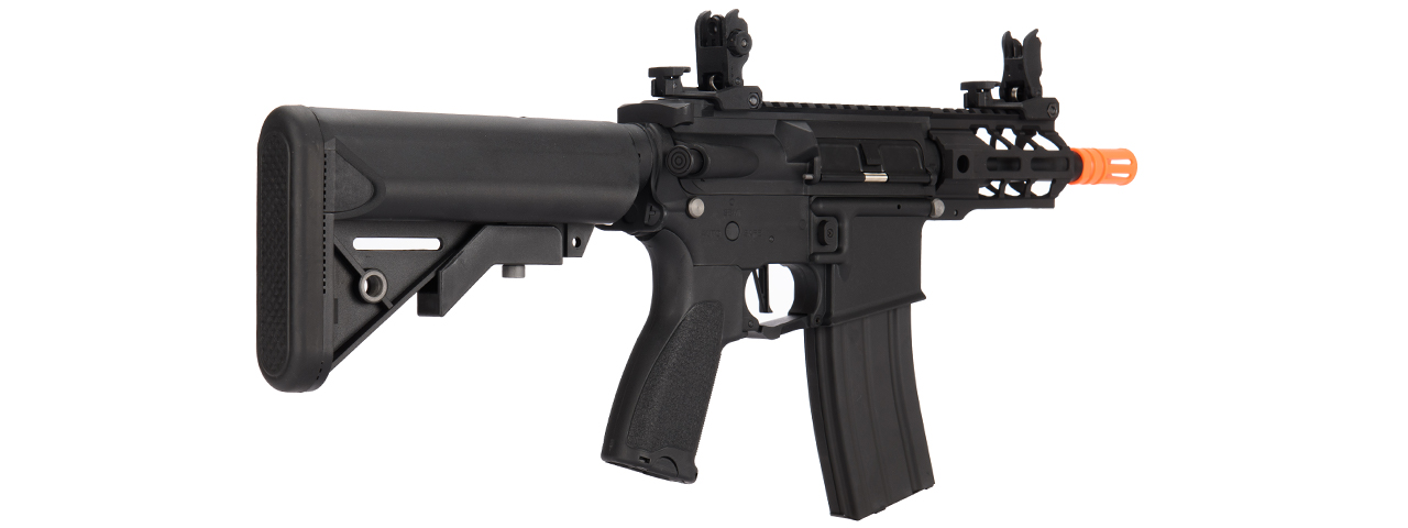 Lancer Tactical Enforcer Hybrid Gen-2 Battle Hawk 4" Rail AEG Rifle, Black