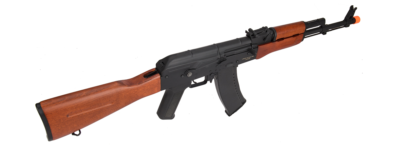 Lancer Tactical AK-Series AK-74N AEG Airsoft Rifle (Real Wood Furniture) - Click Image to Close