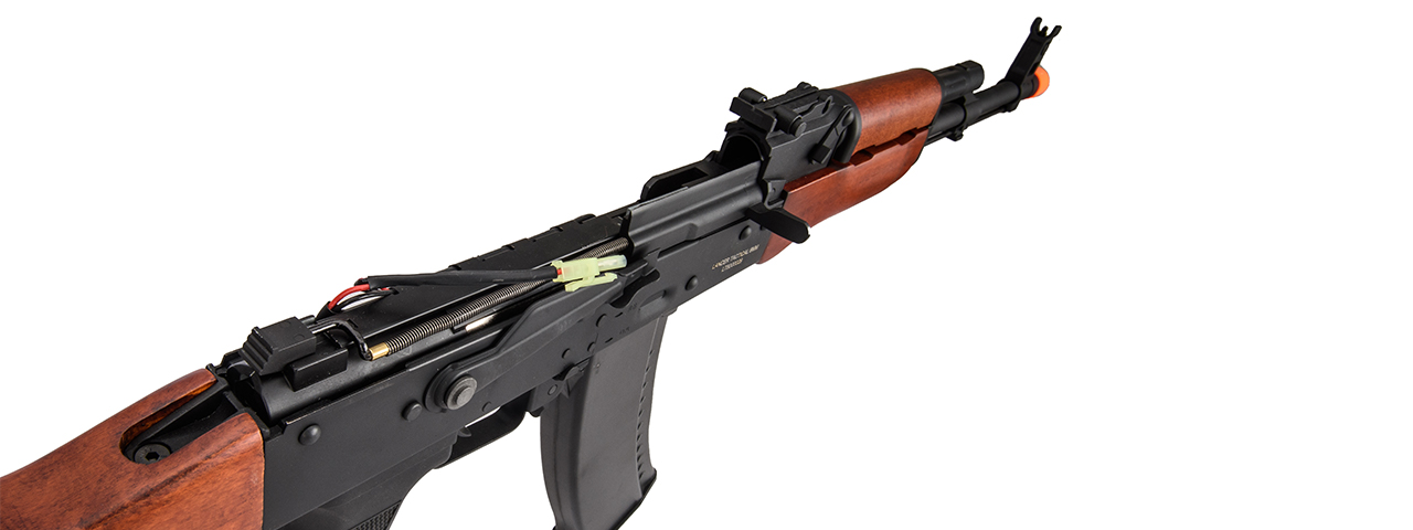 Lancer Tactical AK-Series AK-74N AEG Airsoft Rifle (Real Wood Furniture)