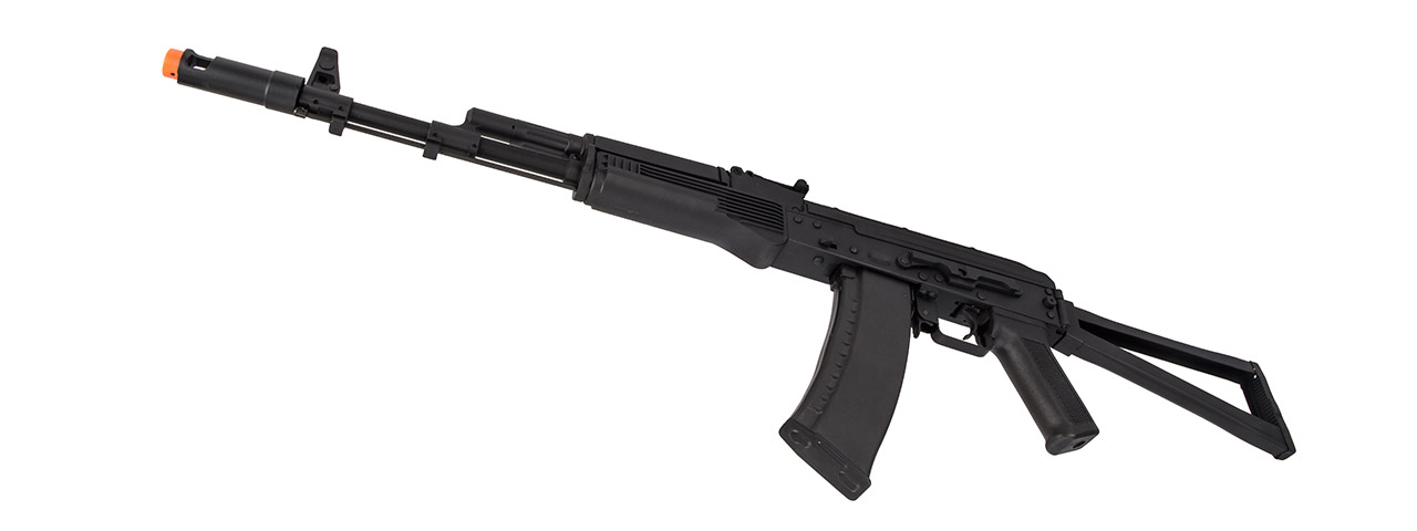 Lancer Tactical AK-Series AK-74M AEG Airsoft Rifle w/ Skeleton Foldable Stock (Black)