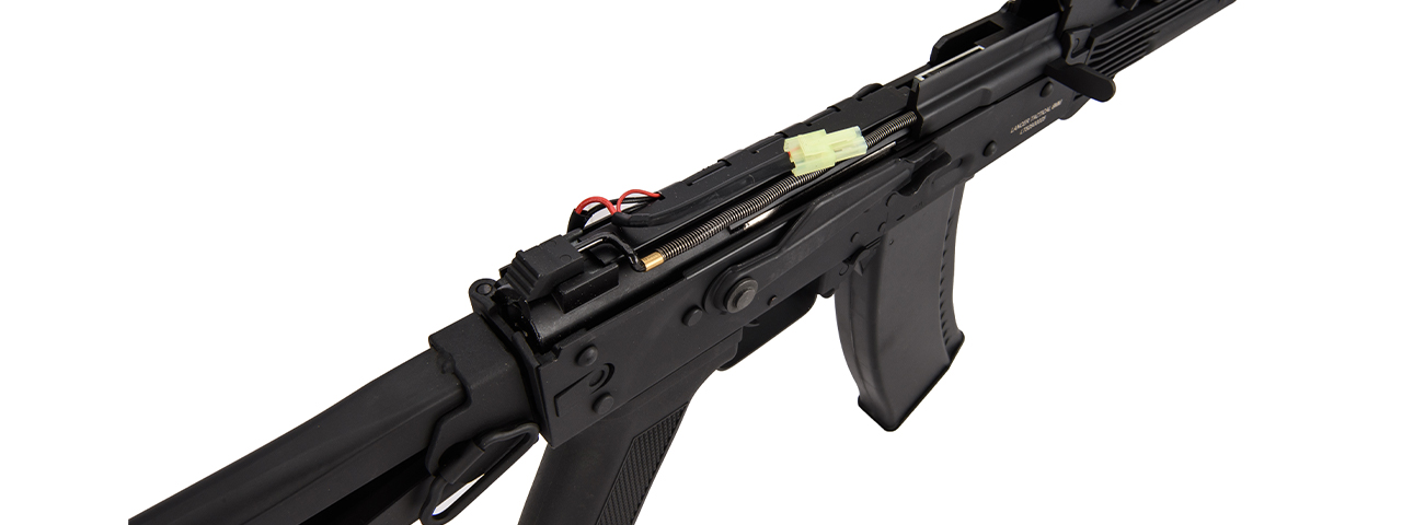 Lancer Tactical AK-Series AKS-105 AEG Airsoft Rifle w/ Skeleton Foldable Stock (Black)
