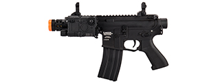 Lancer Tactical M4 708 Stubby Airsoft AEG w/ Peq Box (Color: Black)