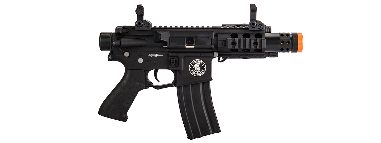 Lancer Tactical M4 708 Stubby Airsoft AEG w/ Peq Box (Color: Black)