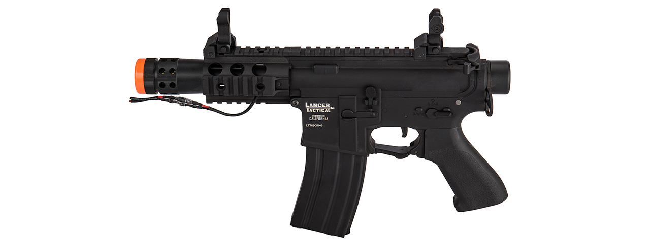 Lancer Tactical M4 708 Stubby Airsoft AEG w/ Peq Box (Color: Black)