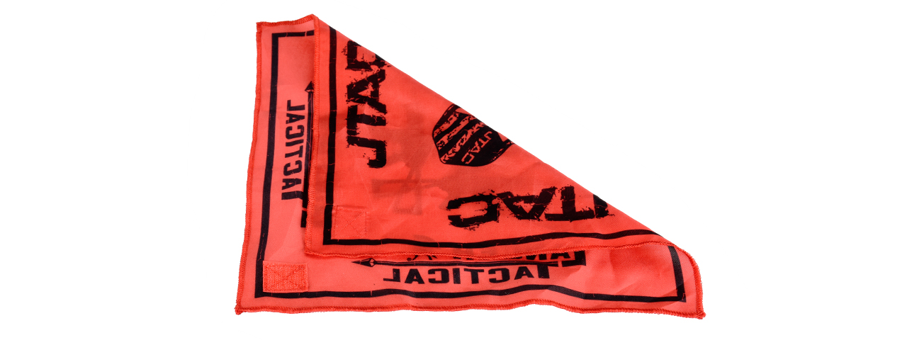 DEAD RAG w/ LANCER TACTICAL LOGO, RED - Click Image to Close