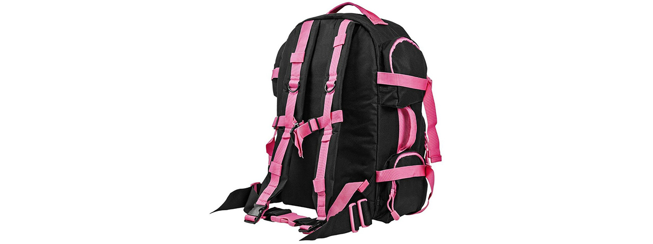 VISM by NcSTAR TACTICAL BACKPACK, BLACK/PINK - Click Image to Close