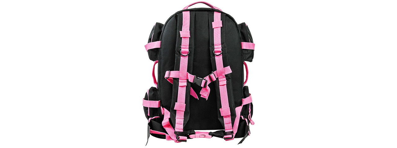 VISM by NcSTAR TACTICAL BACKPACK, BLACK/PINK - Click Image to Close