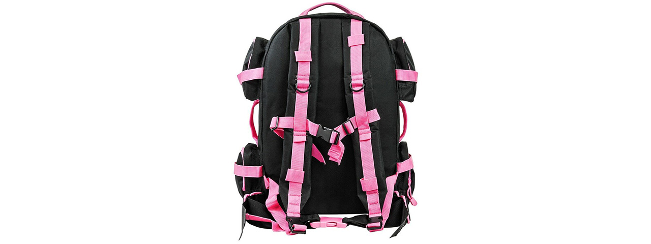 VISM by NcSTAR TACTICAL BACKPACK, BLACK/PINK