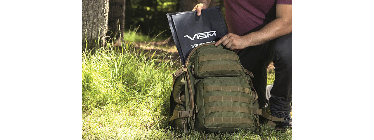 VISM by NcSTAR TACTICAL BACKPACK, BLACK/PINK