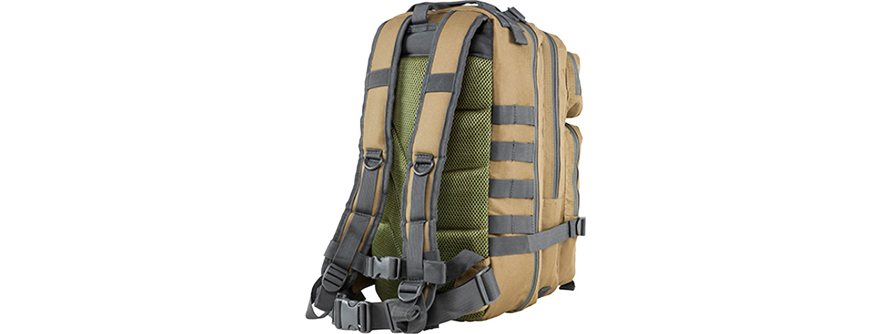 VISM by NcSTAR SMALL BACKPACK, TAN/URBAN GRAY - Click Image to Close