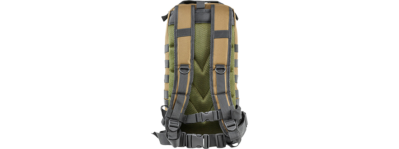 VISM by NcSTAR SMALL BACKPACK, TAN/URBAN GRAY - Click Image to Close