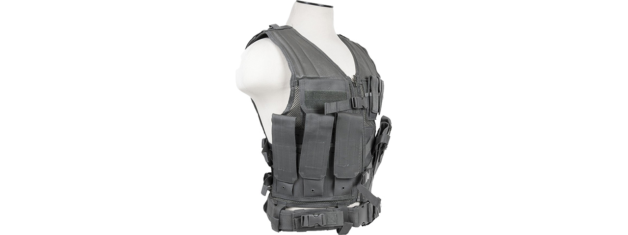 VISM by NCSTAR TACTICAL VEST, URBAN GRAY (MED-2XL) - Click Image to Close
