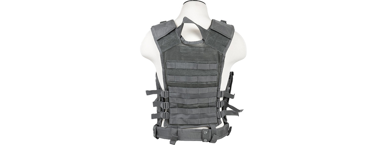 VISM by NCSTAR TACTICAL VEST, URBAN GRAY (MED-2XL) - Click Image to Close