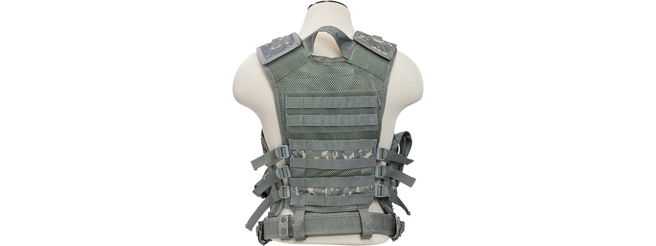 NC Star Vism 2XL Zip-Up Tactical Vest (Color: Digital Camo)