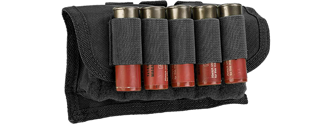 VISM by NcSTAR TACTICAL SHOTGUN SHELL CARRIER, BLACK - Click Image to Close