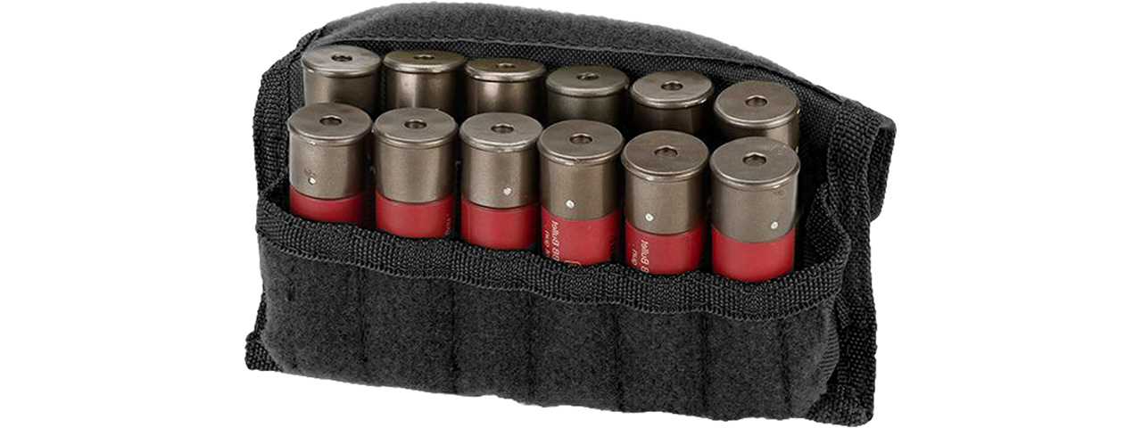 VISM by NcSTAR TACTICAL SHOTGUN SHELL CARRIER, BLACK