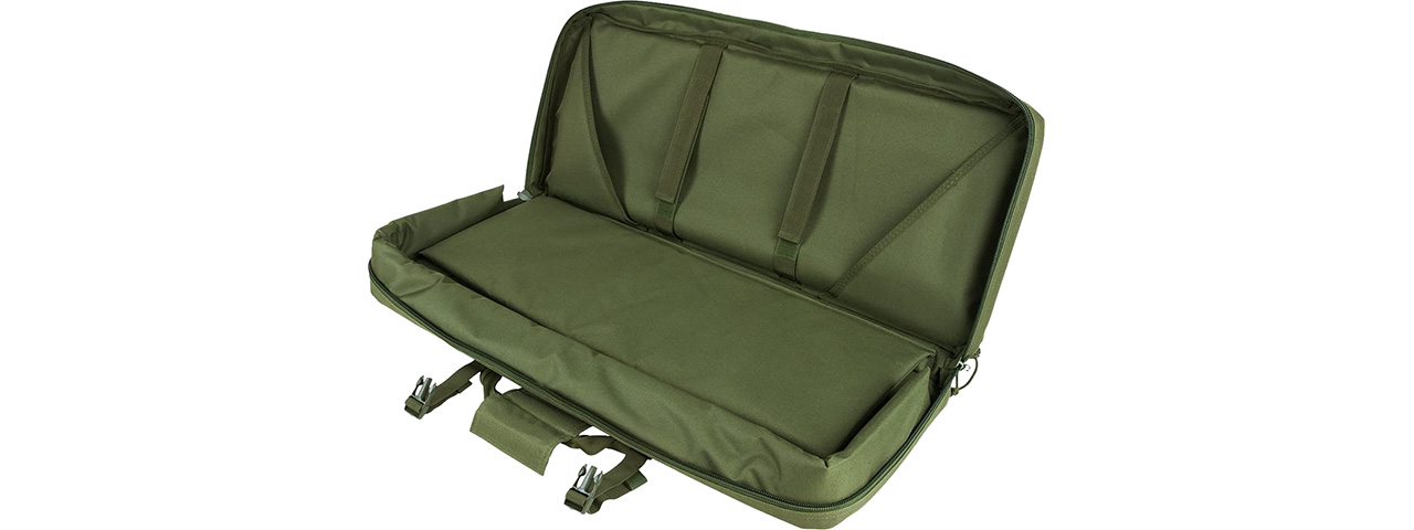 VISM by NcSTAR 28" AR15 & AK DELUXE CARBINE PISTOL CASE, GREEN