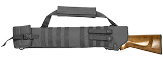 VISM by NcSTAR TACTICAL SHOTGUN SCABBARD, URBAN GRAY