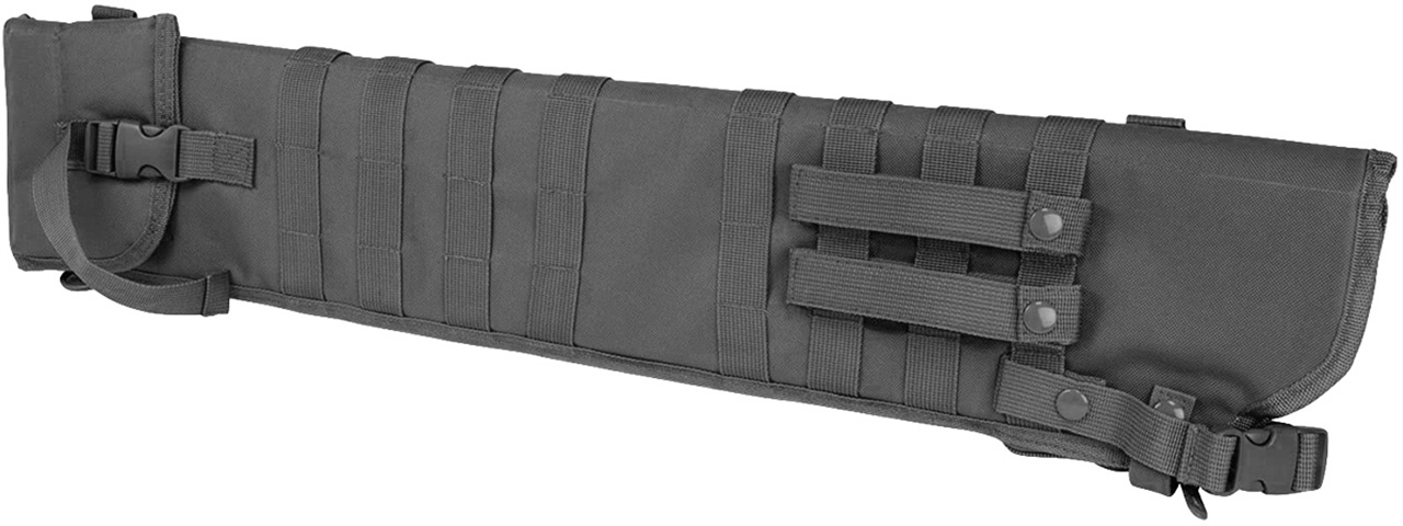 VISM by NcSTAR TACTICAL SHOTGUN SCABBARD, URBAN GRAY - Click Image to Close