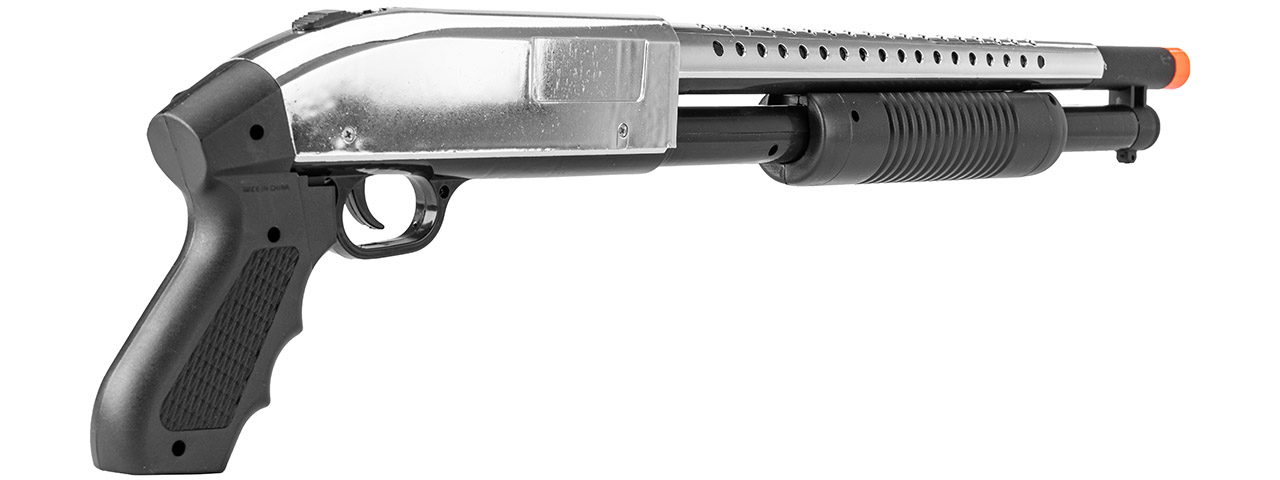 UKARMS P388 Spring Single Shot Airsoft Shotgun (SILVER)