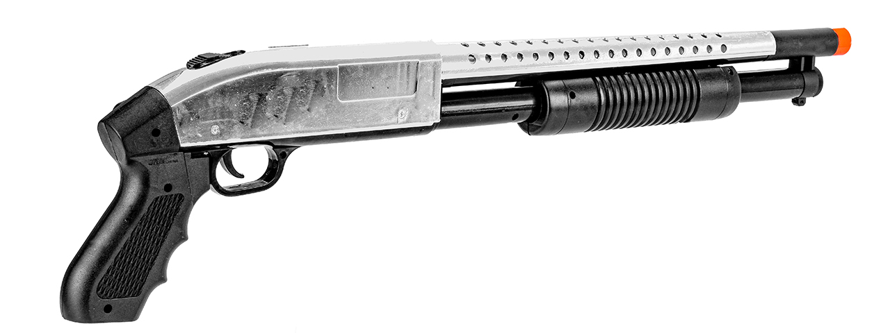 UKARMS P388 Spring Single Shot Airsoft Shotgun (SILVER)