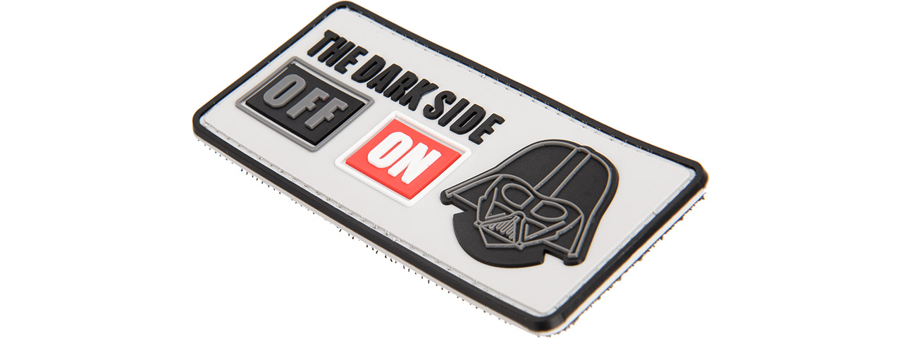 "The Dark Side On" PVC Morale Patch (Gray)
