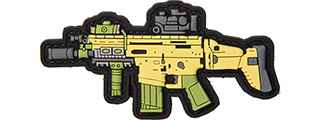 PVC Morale Patch MK17 (Color: Yellow / Green / Grey)