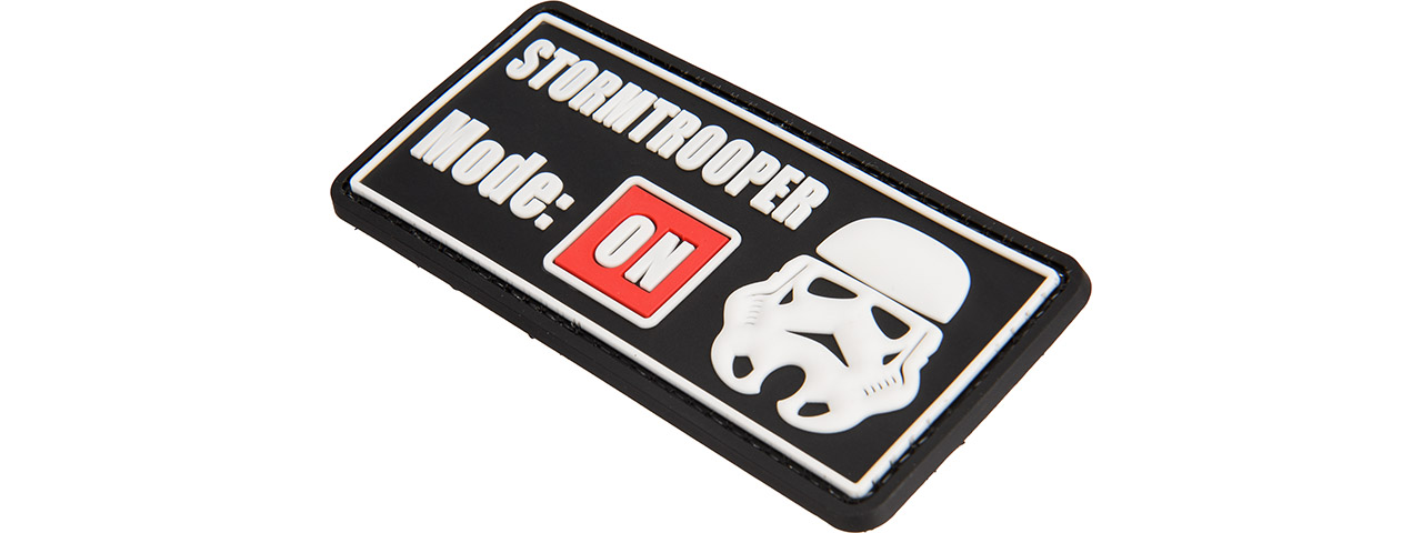 "Stormtrooper Mode: On" PVC Morale Patch (Black)
