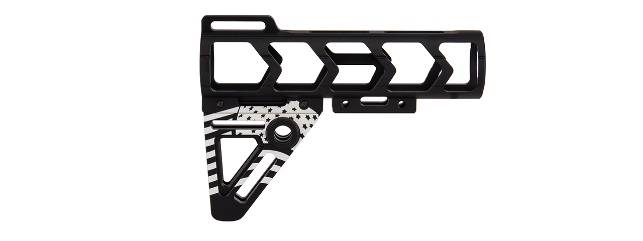 Ranger Armory Aluminum Patriot Stock (Black) - Click Image to Close