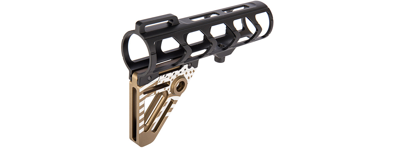 Ranger Armory Aluminum Patriot Stock (Gold/Black)