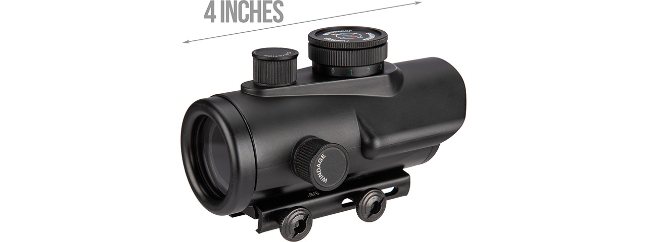 AXEON TRISYCLON SELECTABLE COLOR OPTIC DOT SIGHT (BLACK)