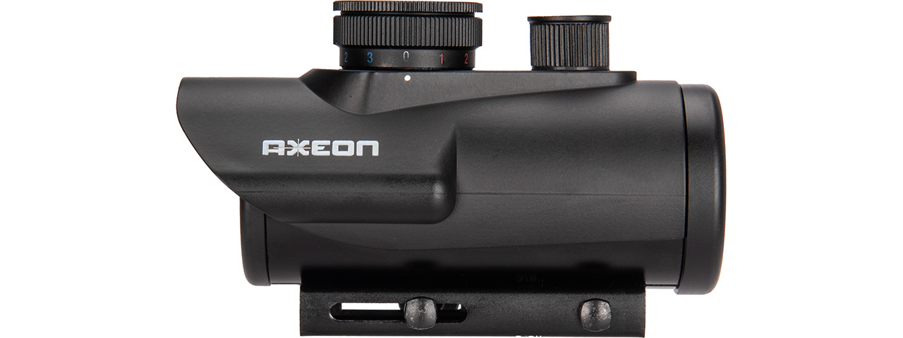 AXEON TRISYCLON SELECTABLE COLOR OPTIC DOT SIGHT (BLACK)