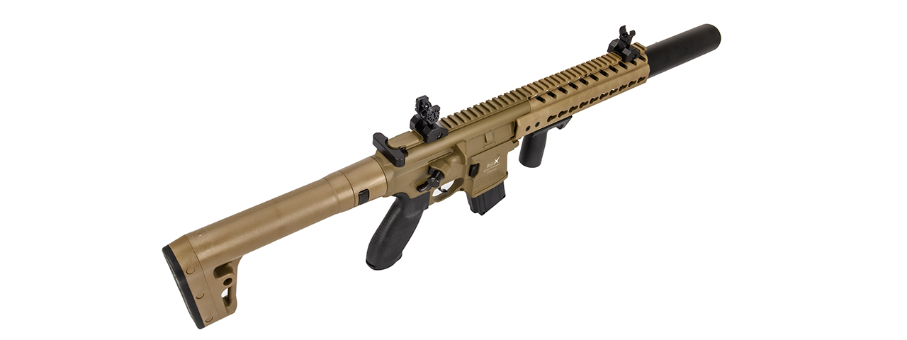 Sig Air MCX .177 Caliber CO2 Powered 30 Round Air Rifle (Color: FDE) - Click Image to Close