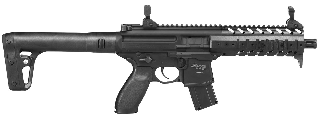Sig Air MPX 30RD CO2 .177 Air Rifle (Color: Black)