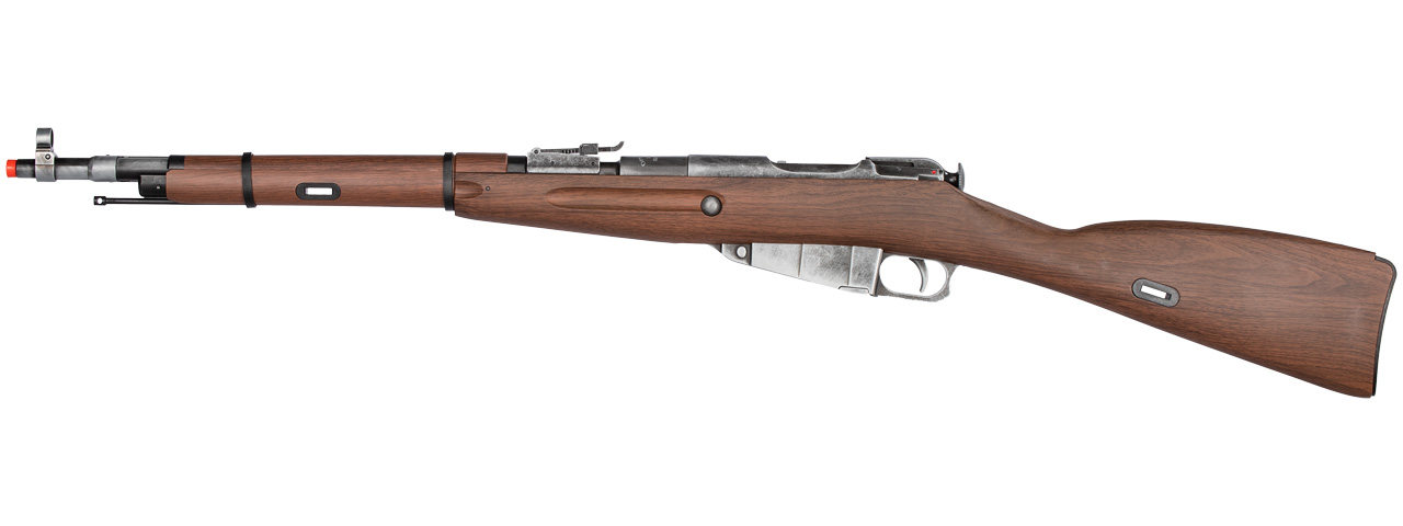 BO Manufacture WWII Mosin-Nagant M44 Airsoft CO2 Bolt Action Rifle (FAUX WOOD) - Click Image to Close