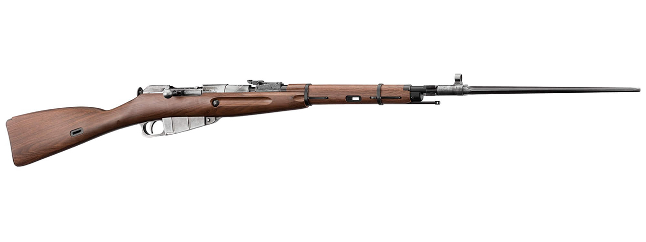 BO Manufacture WWII Mosin-Nagant M44 Airsoft CO2 Bolt Action Rifle (FAUX WOOD) - Click Image to Close