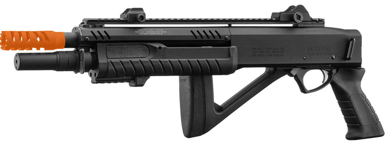 BO FABARM STF/12 Compact Gen-4 Gas Shotgun, Black - Click Image to Close